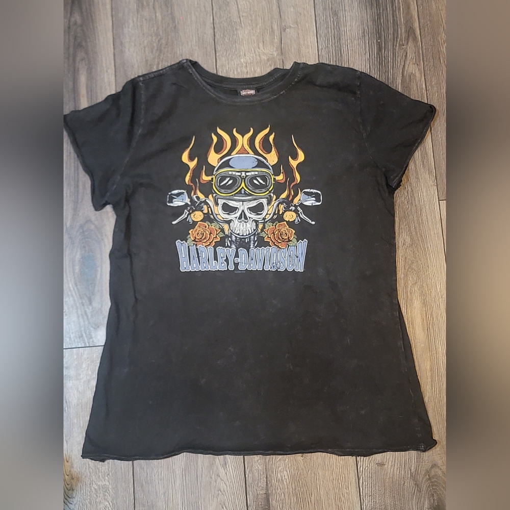 Female harley davidson xl tshirt